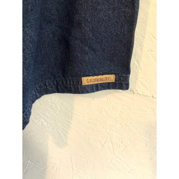 C.E. Schmidt Workwear Denim Blue Jean Button Up Work Shirt - Size 2XL - Picture 3 of 10